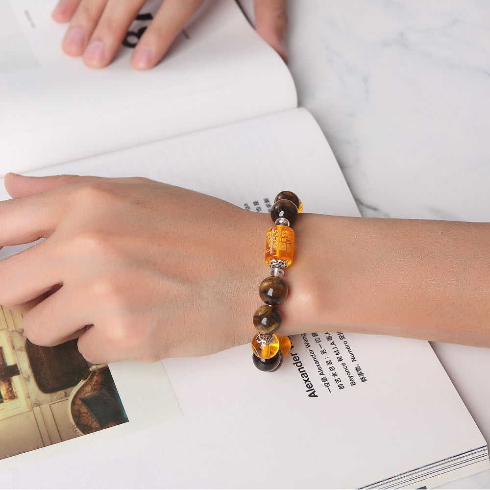 Tiger Eye Success & Prosperity Bracelet
